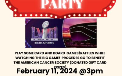 Superbowl Game Night – Feb 11