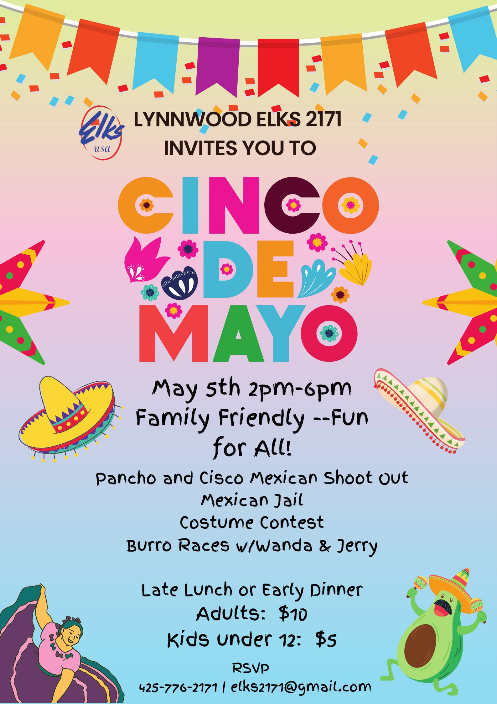 Cinco de Mayo - May 5 - Lynnwood Elks #2171