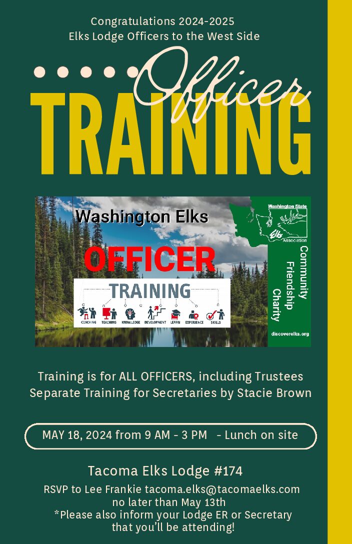 Officer Training – May 18