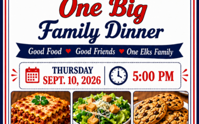 One Big Family Dinner – September 10